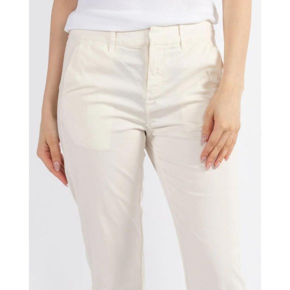 Nili Lotan Montauk Trouser Pants Eggshell Size 4 Straight Leg - Picture 4 of 12